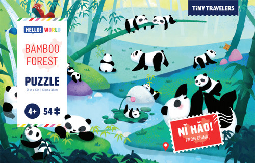 Tiny Travelers Puzzle: Bamboo Forest (Tiny Travelers) book cover by 