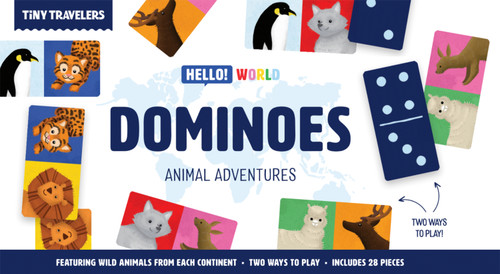 Tiny Travelers Dominoes: Animal Adventures (Tiny Travelers) book cover by 
