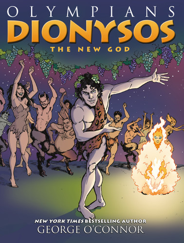 Olympians: Dionysos: The New God (Olympians #12) book cover by George O'Connor