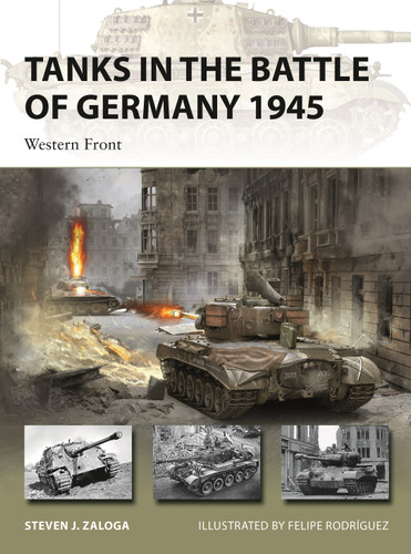 Tanks in the Battle of Germany 1945: Western Front (New Vanguard #302) book cover by Steven J. Zaloga