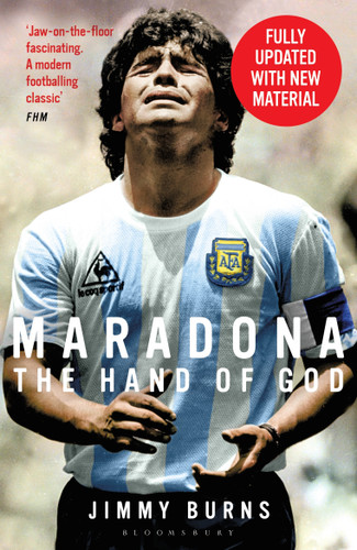 Maradona: The Hand of God book cover by Jimmy Burns