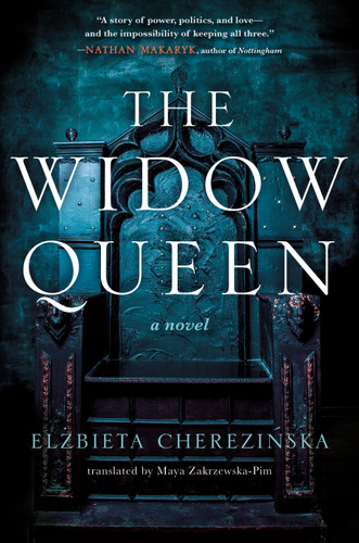 The Widow Queen book cover by Elzbieta Cherezinska