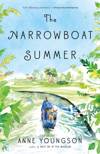 The Narrowboat Summer book cover by Anne Youngson