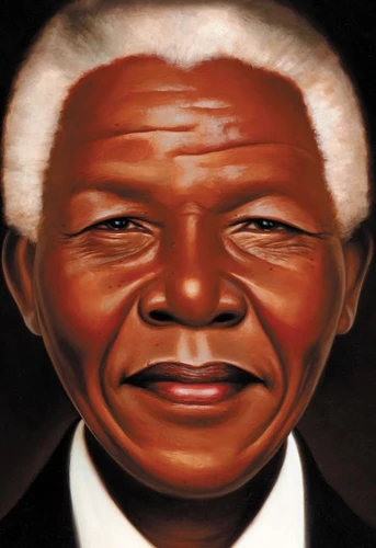 Nelson Mandela book cover by Kadir Nelson