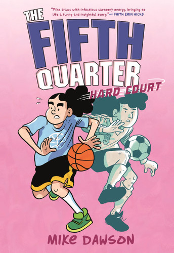 The Fifth Quarter: Hard Court book cover by Mike Dawson