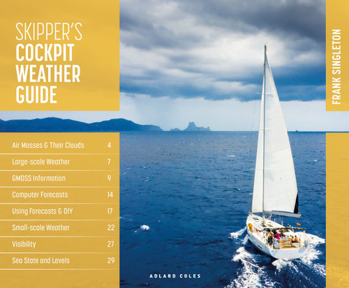 Skipper's Cockpit Weather Guide book cover by Frank Singleton