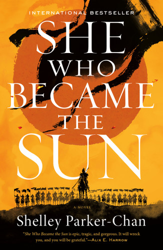 She Who Became the Sun book cover by Shelley Parker-Chan