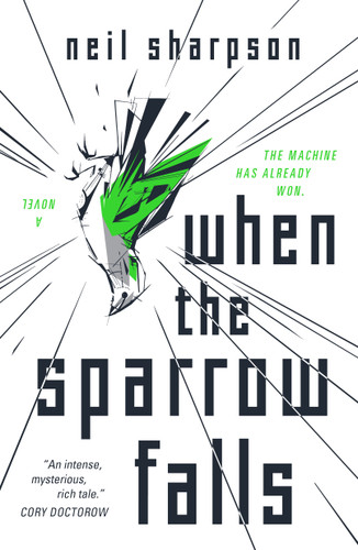 When the Sparrow Falls book cover by Neil Sharpson