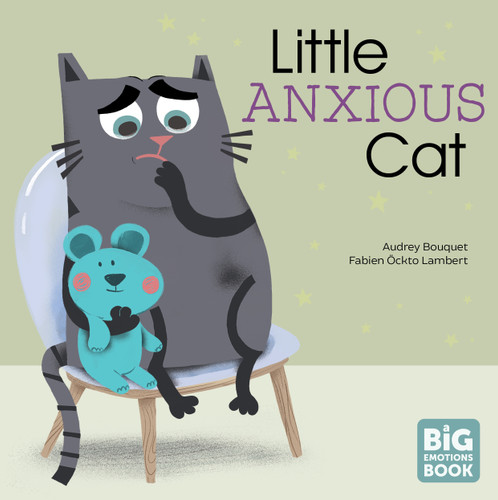 Little Anxious Cat book cover by Audrey Bouquet