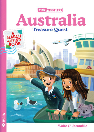 Tiny Travelers Australia Treasure Quest (Tiny Travelers) book cover by Steven Wolfe Pereira, Susie Jaramillo