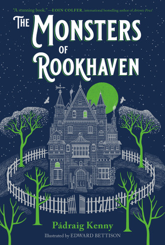 The Monsters of Rookhaven (Rookhaven #1) book cover by Pádraig Kenny