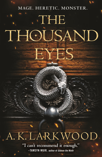 The Thousand Eyes book cover by A. K. Larkwood