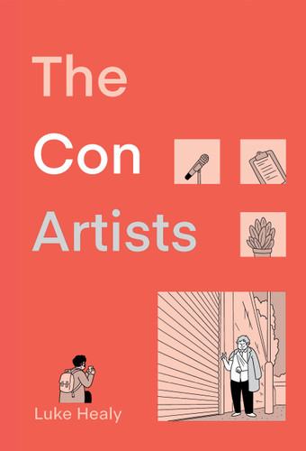 The Con Artists book cover by Luke Healy