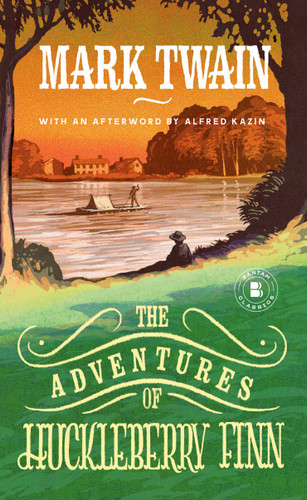 The Adventures of Huckleberry Finn book cover by Mark Twain