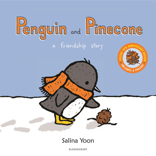 Penguin and Pinecone: a friendship story (Penguin) book cover by Salina Yoon