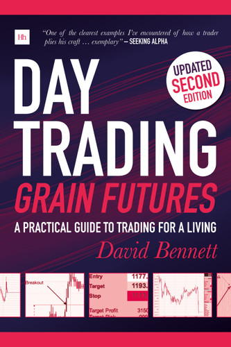 Day Trading Grain Futures: A practical guide to trading for a living book cover by David Bennett