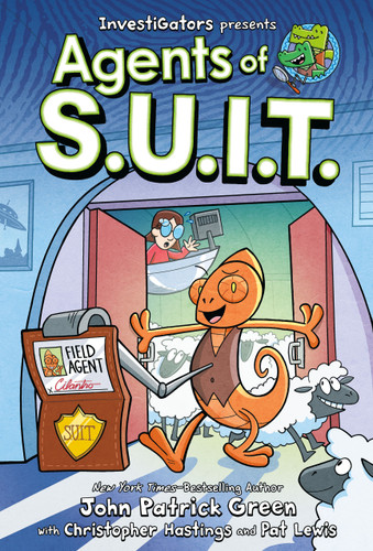 InvestiGators: Agents of S.U.I.T. (InvestiGators: Agents of S.U.I.T. #1) book cover by John Patrick Green, Christopher Hastings