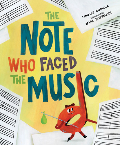 The Note Who Faced the Music book cover by Lindsay Bonilla