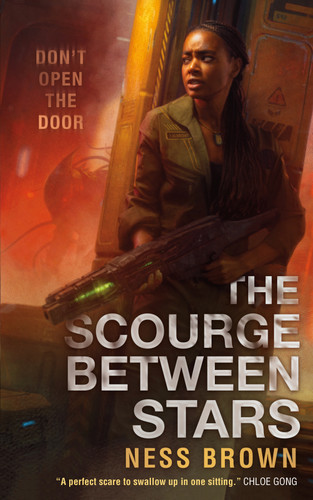 The Scourge Between Stars book cover by Ness Brown
