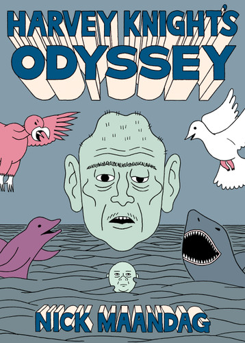 Harvey Knight's Odyssey book cover by Nick Maandag