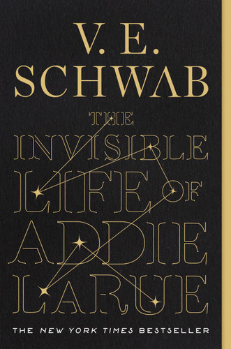 The Invisible Life of Addie LaRue book cover by V. E. Schwab