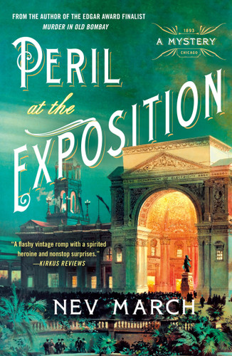 Peril at the Exposition: A Mystery (Captain Jim and Lady Diana Mysteries #2) book cover by Nev March
