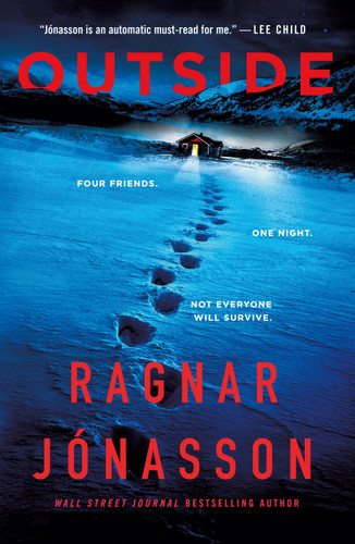 Outside book cover by Ragnar Jónasson