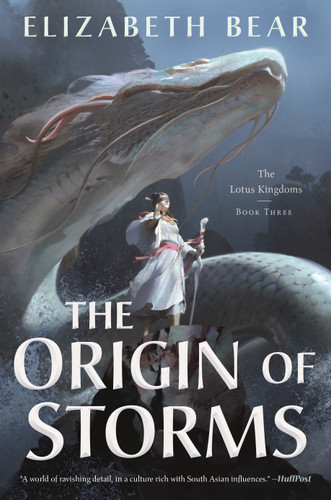 The Origin of Storms: The Lotus Kingdoms, Book Three book cover by Elizabeth Bear