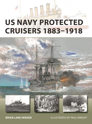 US Navy Protected Cruisers 1883–1918 (New Vanguard #320) book cover by Brian Lane Herder