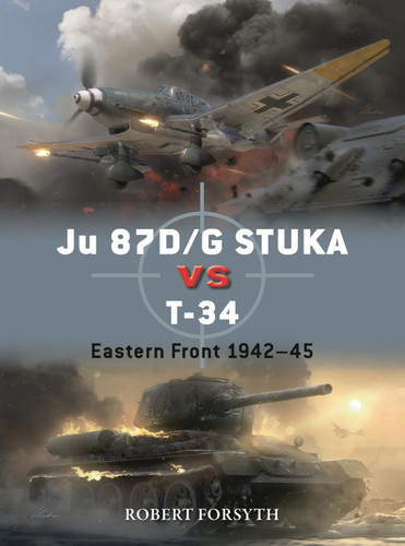 Ju 87D/G STUKA versus T-34: Eastern Front 1942–45 (Duel #129) book cover by Robert Forsyth