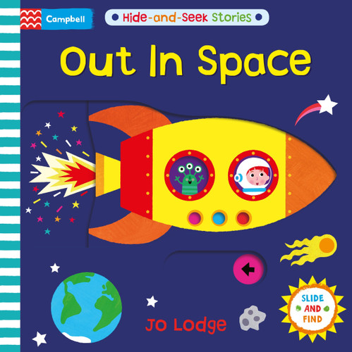 Out In Space (Hide and Seek) book cover by Campbell Books