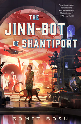 The Jinn-Bot of Shantiport book cover by Samit Basu