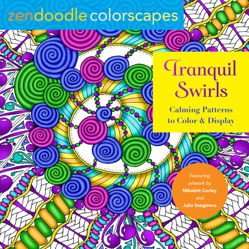 Zendoodle Colorscapes: Tranquil Swirls: Calming Patterns to Color and Display book cover by Julia Snegireva