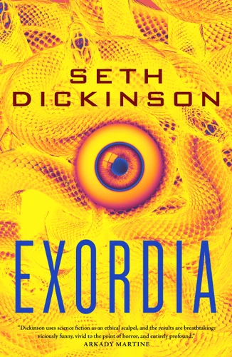Exordia book cover by Seth Dickinson