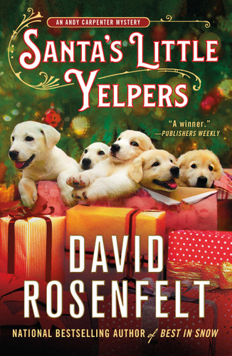 Santa's Little Yelpers: An Andy Carpenter Mystery book cover by David Rosenfelt