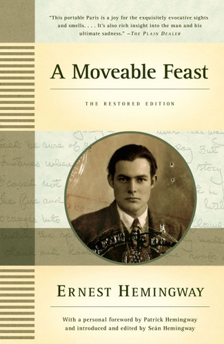 A Moveable Feast: The Restored Edition book cover by Ernest Hemingway