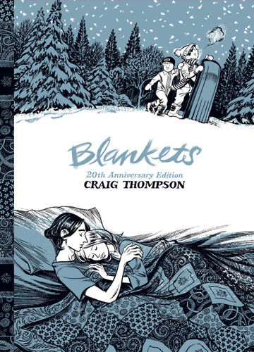 Blankets book cover by Craig Thompson
