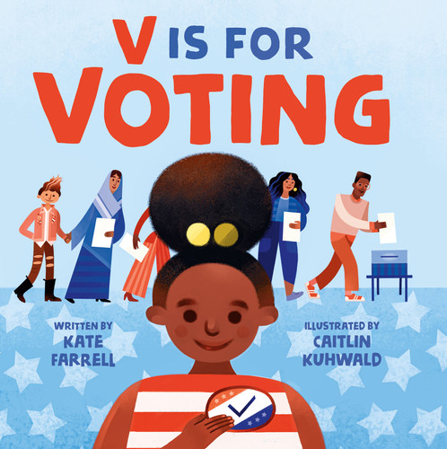 V Is for Voting book cover by Kate Farrell