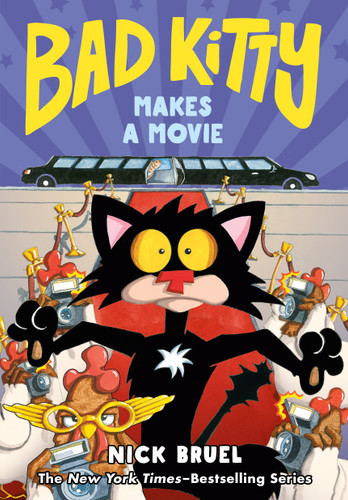 Bad Kitty Makes a Movie (Graphic Novel) (Bad Kitty) book cover by Nick Bruel