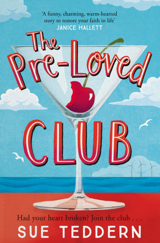 The Pre-Loved Club book cover by Sue Teddern
