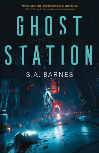Ghost Station book cover by S.A. Barnes