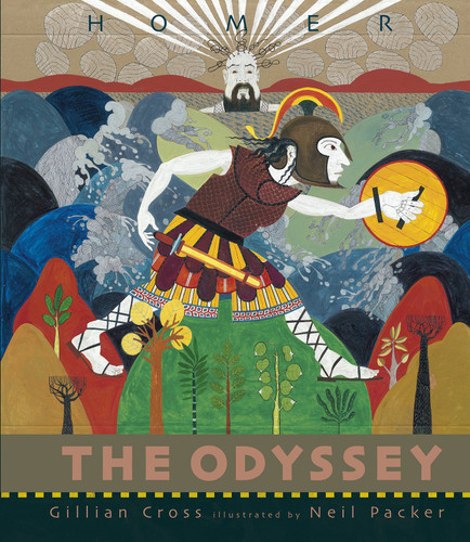 The Odyssey: (An Illustrated Retelling of Homer's Epic About Odysseus, Greek Mythology & Ancient Greece for Grades 3-7 Classroom Study and Children Ages 8-12) book cover by Gillian Cross