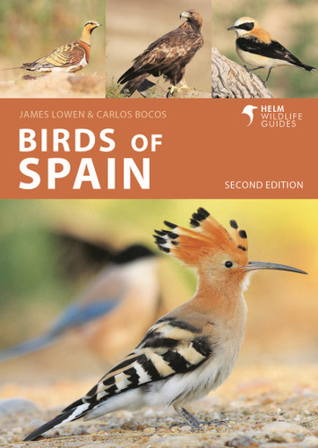 Birds of Spain: Second Edition (Helm Wildlife Guides) book cover by James Lowen, Carlos Bocos Gonzalez