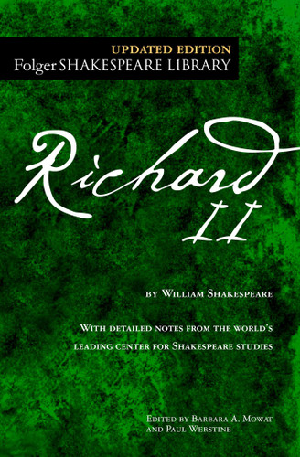 Richard II (Folger Shakespeare Library) book cover by William Shakespeare
