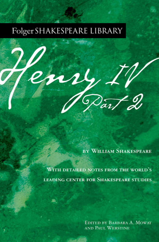Henry IV, Part 2 (Folger Shakespeare Library) book cover by William Shakespeare