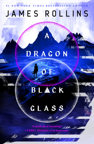 A Dragon of Black Glass (Moonfall #3) book cover by James Rollins