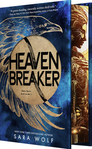 Heavenbreaker (Deluxe Limited Edition): A Mecha Fantasy Space Adventure (Heavenbreaker #1) book cover by Sara Wolf