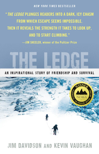 The Ledge: An Inspirational Story of Friendship and Survival book cover by Jim Davidson, Kevin Vaughan