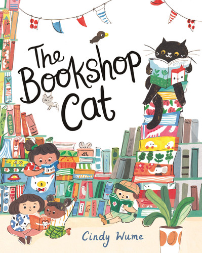 The Bookshop Cat book cover by Cindy Wume