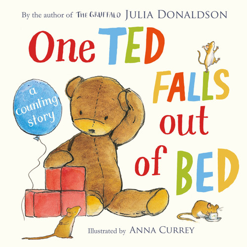 One Ted Falls Out of Bed book cover by Julia Donaldson